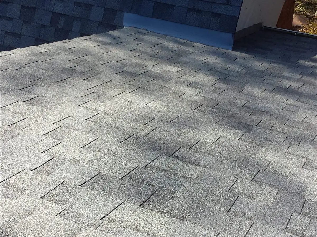New shingles where a dormer roof meets the main roof